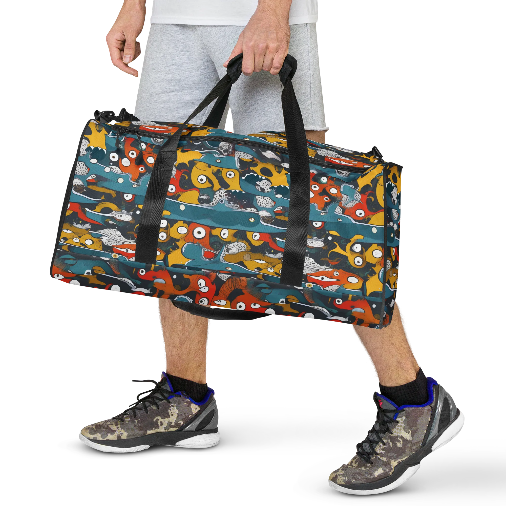 Tidal Oddities on Duffle Bag — Front print