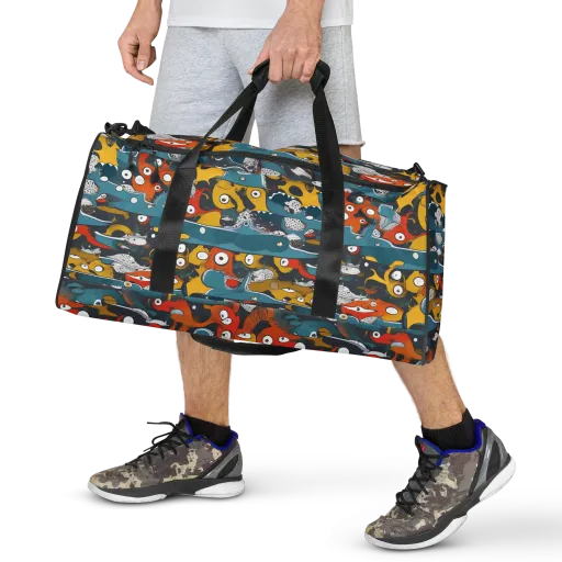 Tidal Oddities on a Duffle Bag