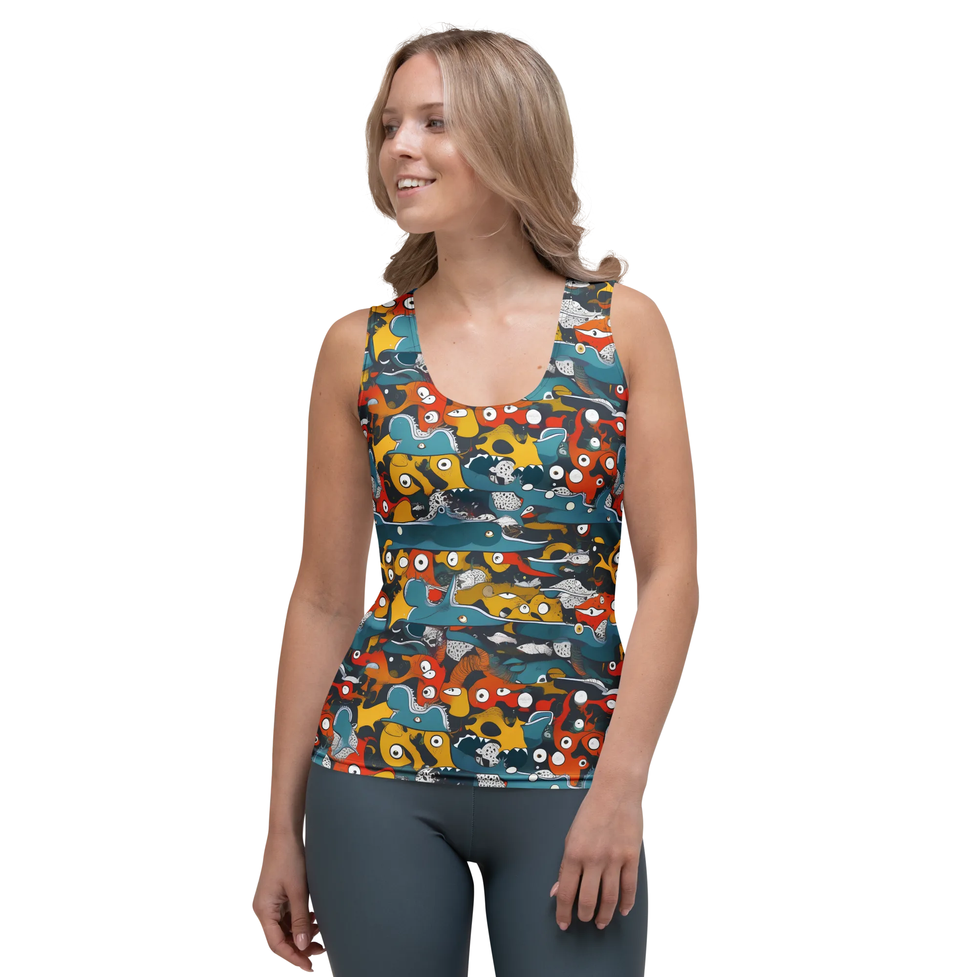 Tidal Oddities on Women's Tank Top — Front