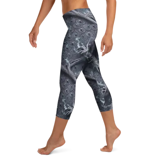 Wyrmwork on a Capri Leggings