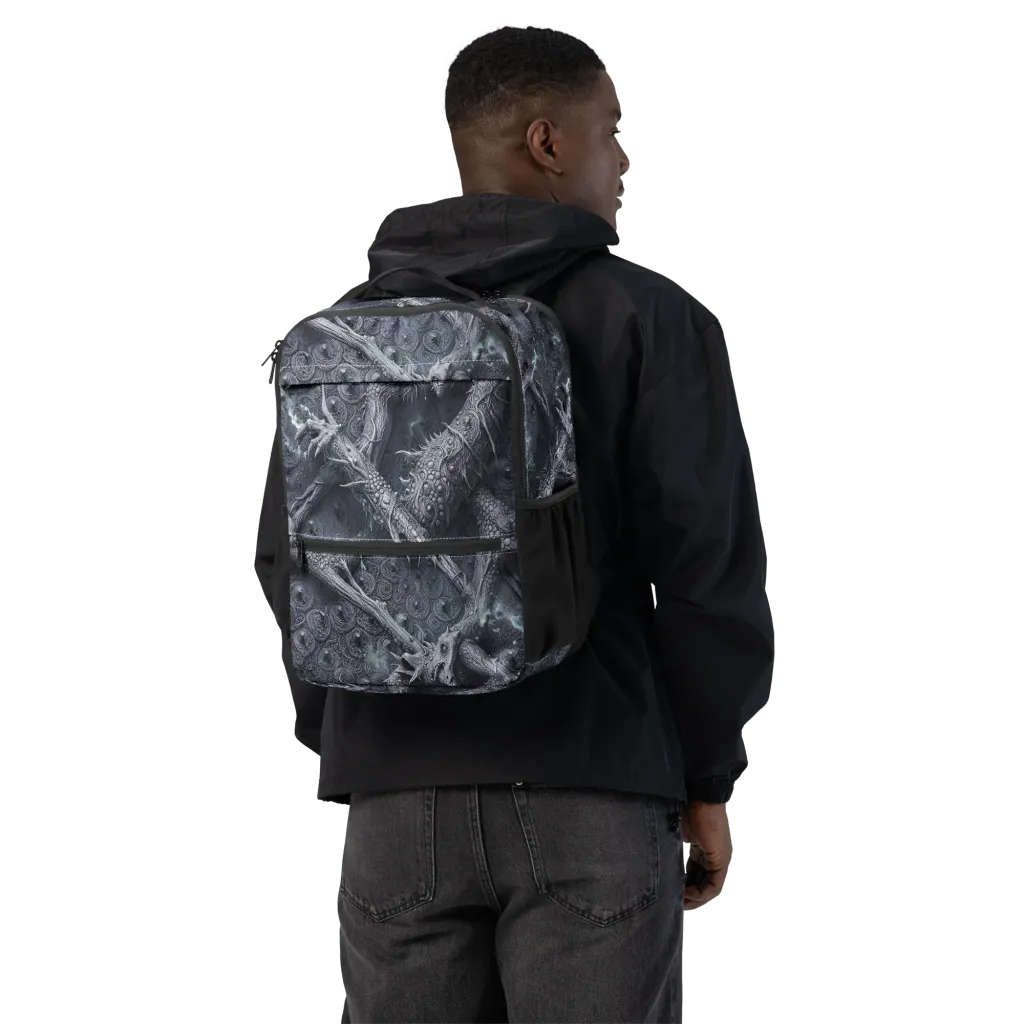 Wyrmwork on Utility Backpack — Back