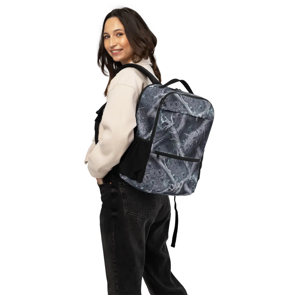 Wyrmwork on Utility Backpack — Top print