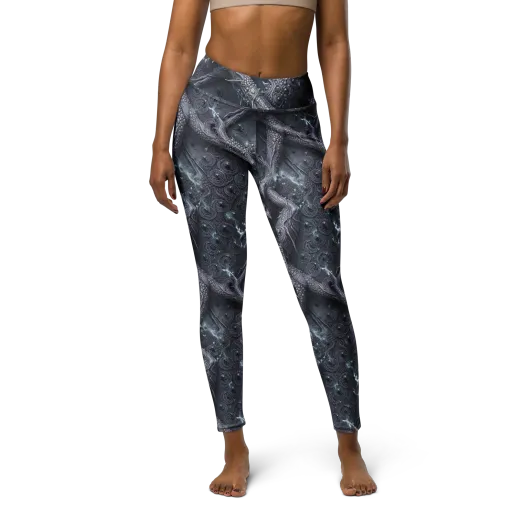 Wyrmwork on a Yoga Leggings