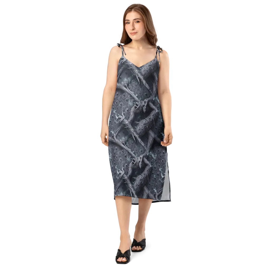 Wyrmwork on Slip Dress — Front