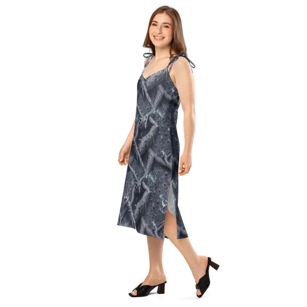 Wyrmwork on Slip Dress — Left Front