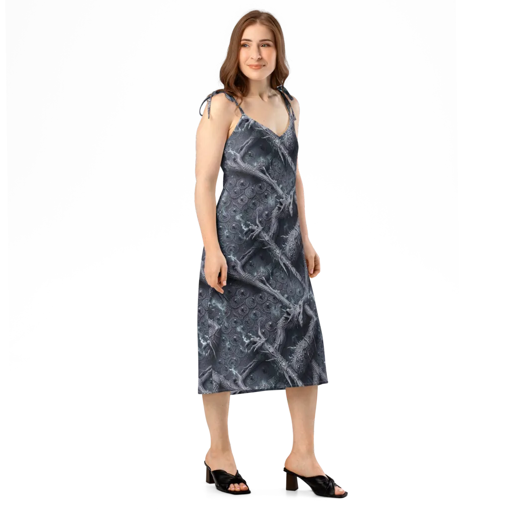 Wyrmwork on Slip Dress — Right Front