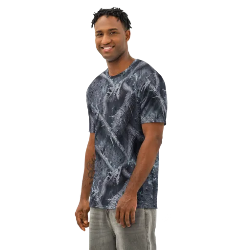Wyrmwork on a Men's Cotton Crew Neck T-Shirt