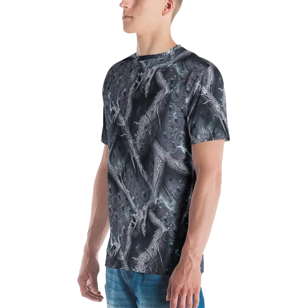 Wyrmwork on Men's Crew Neck T-Shirt — Left