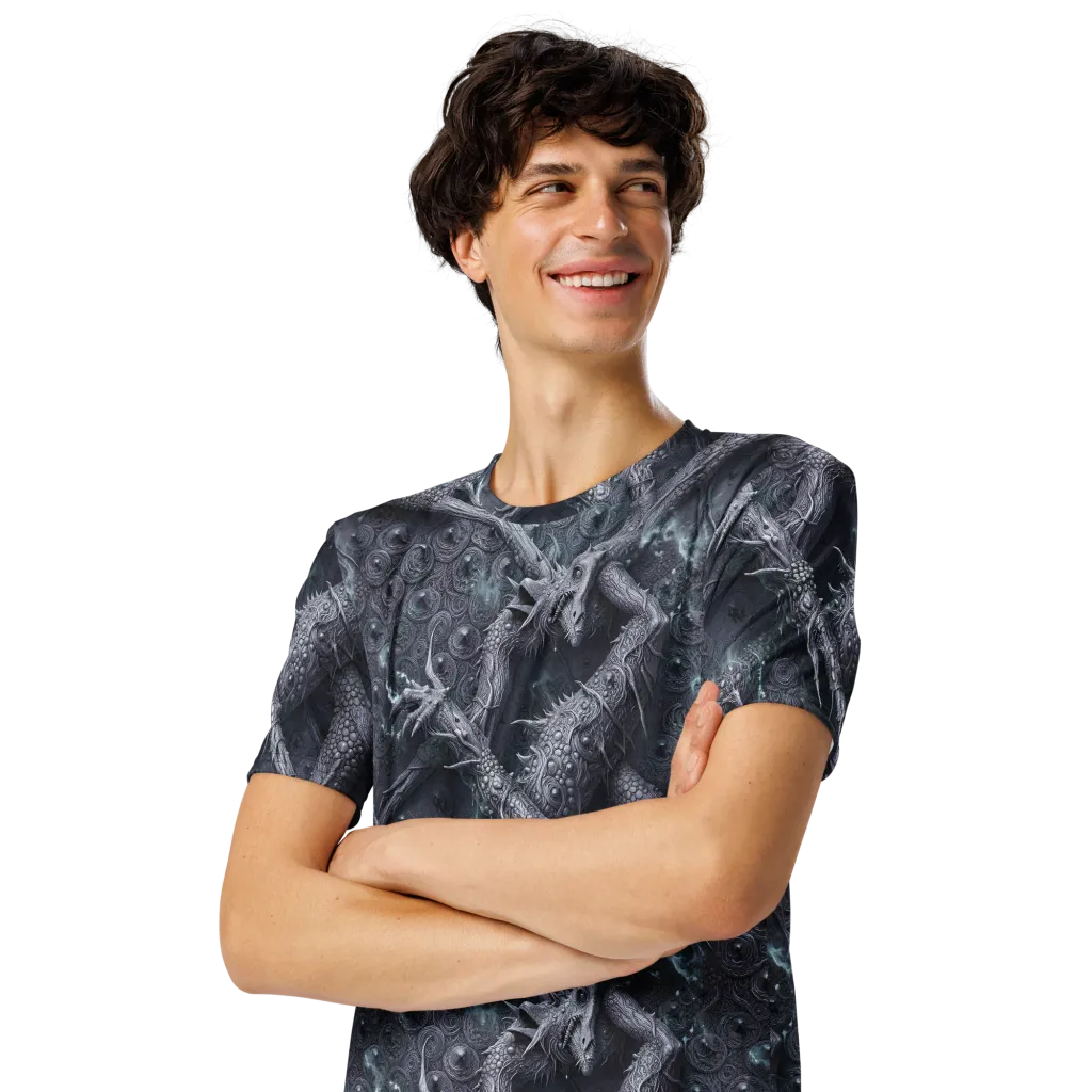 Wyrmwork on Men's Crew Neck T-Shirt — Front print
