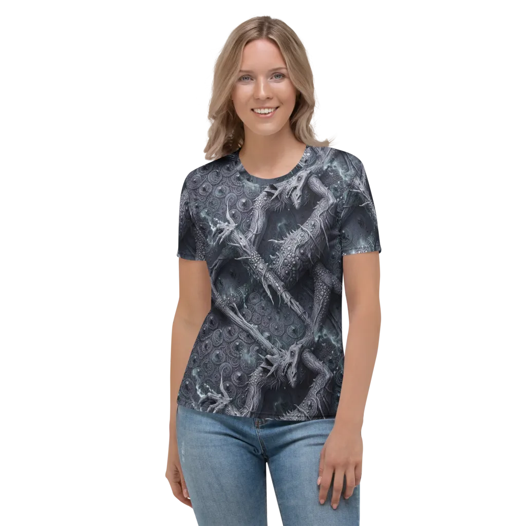 Wyrmwork on Women's Crew Neck T-Shirt — Front