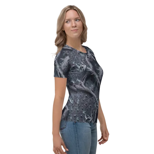 Wyrmwork on a Women's Crew Neck T-Shirt