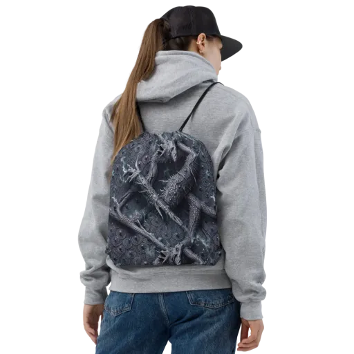 Wyrmwork on a Drawstring Bag
