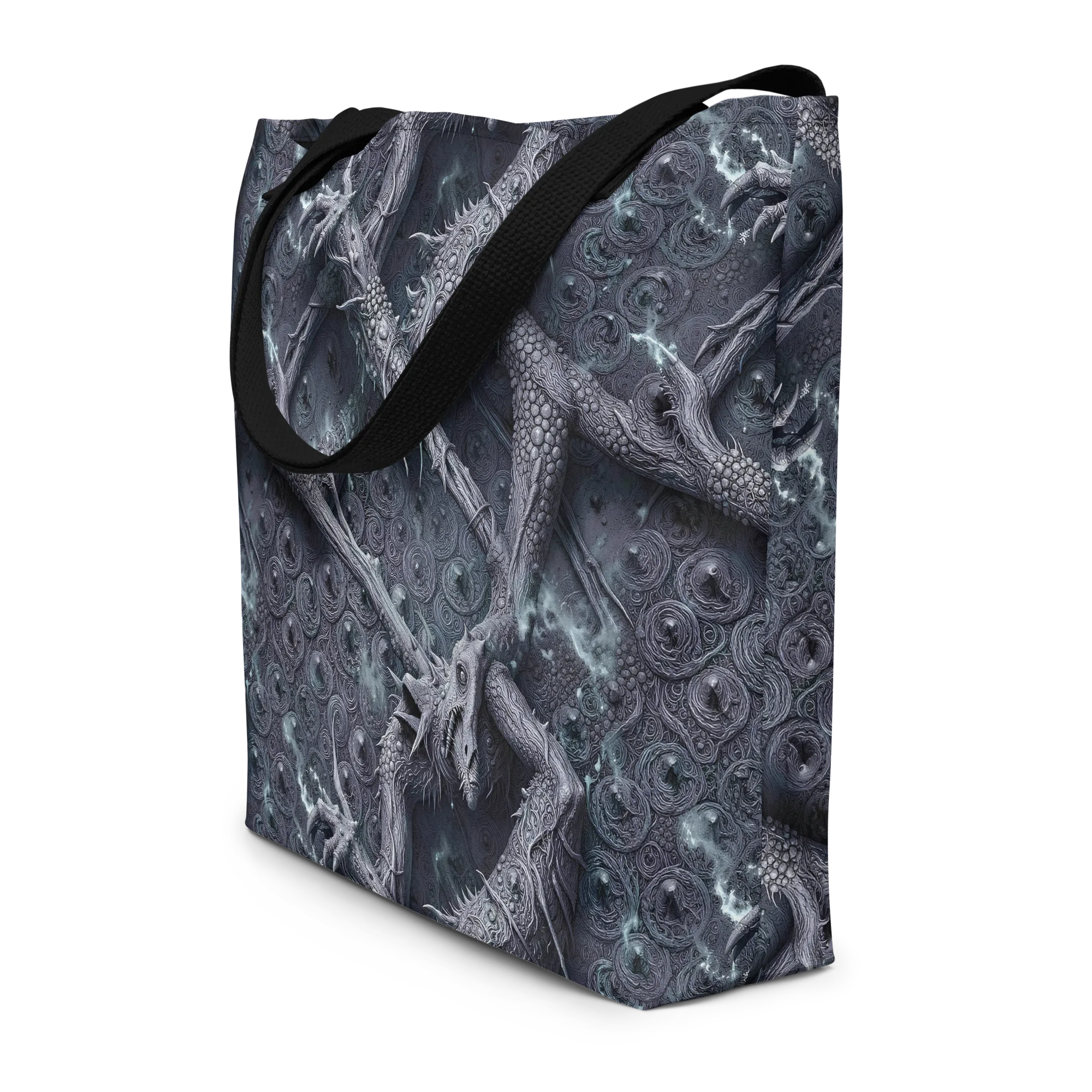 Wyrmwork on Large Tote Bag W/ Pocket — Print file