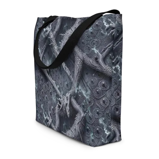 Wyrmwork on a Large Tote Bag W/ Pocket