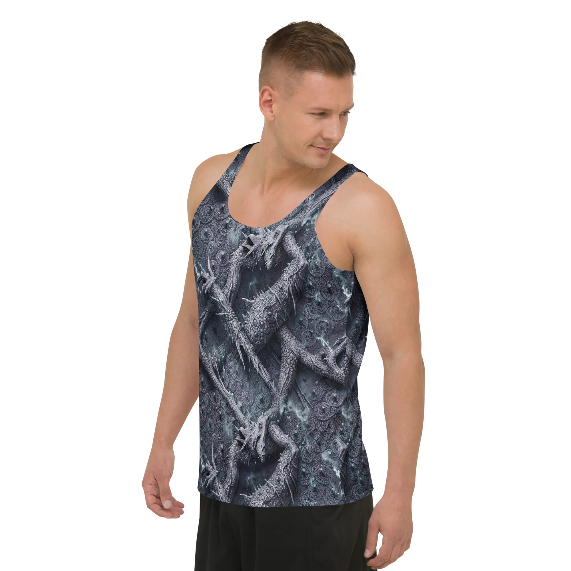 Wyrmwork on Men's Tank Top — Front print