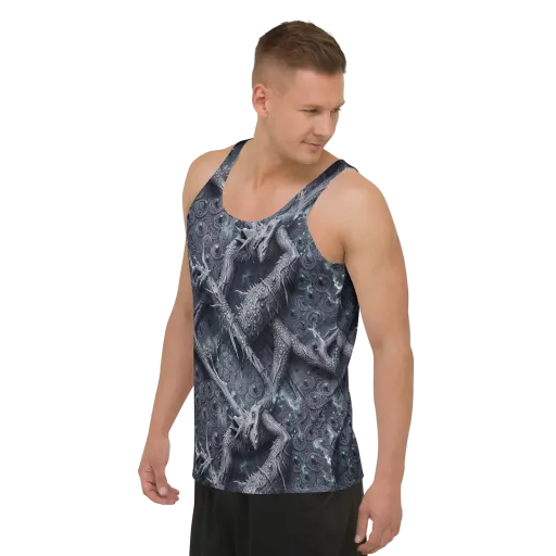 Wyrmwork on a Men's Tank Top