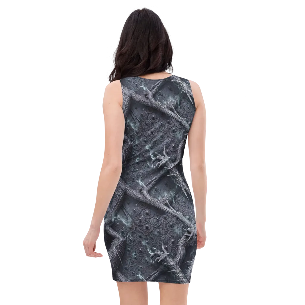 Wyrmwork on Bodycon Dress — Back