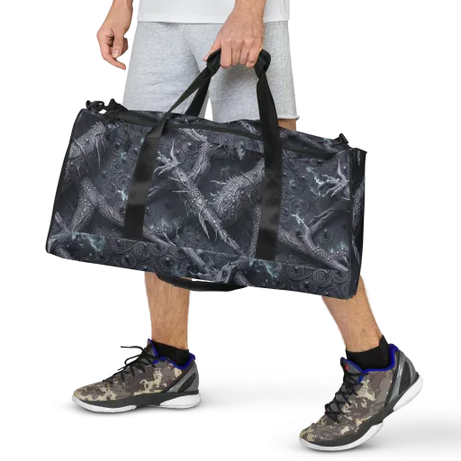 Wyrmwork on a Duffle Bag