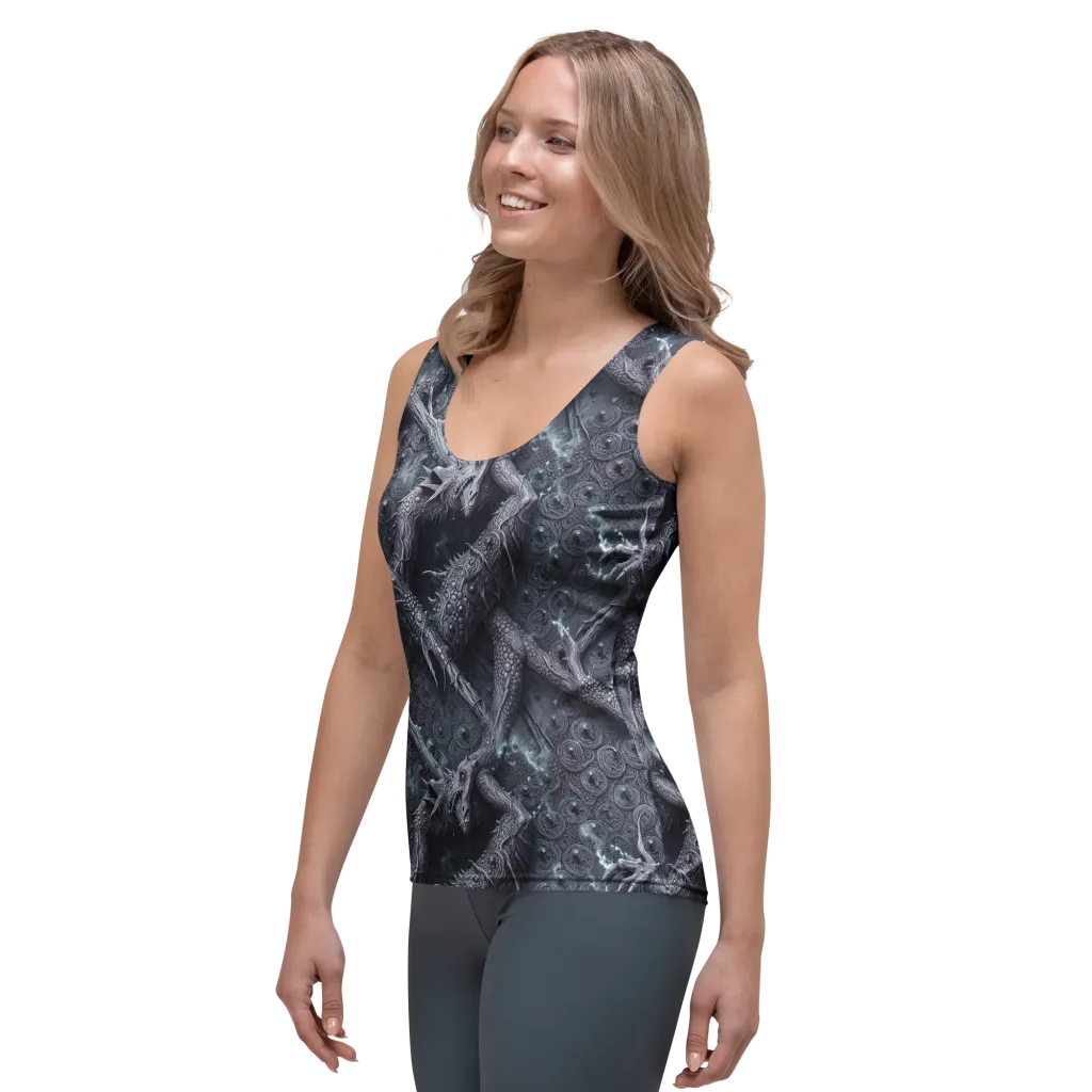 Wyrmwork on Women's Tank Top — Left Front