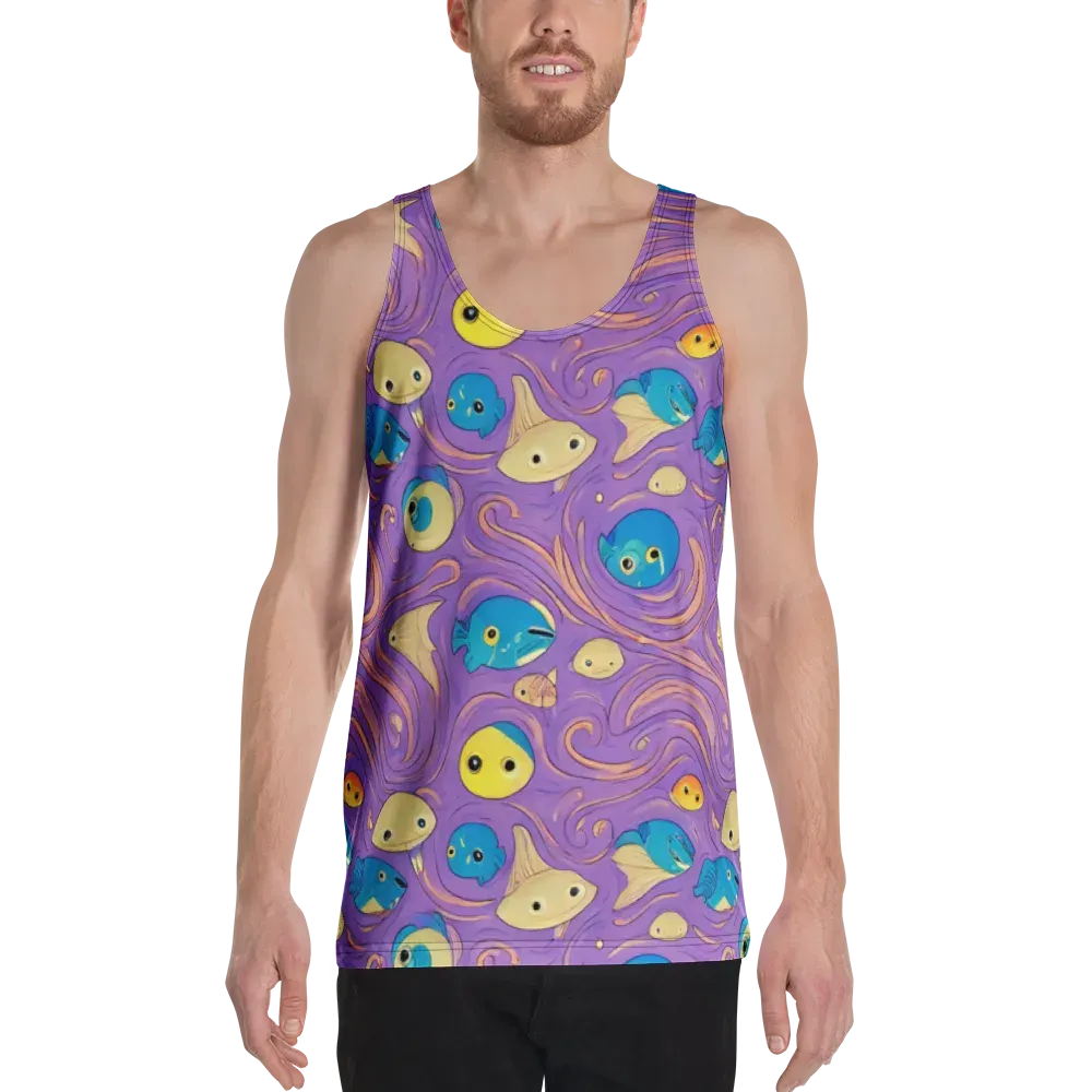 Violet Tide on Men's Tank Top — Front