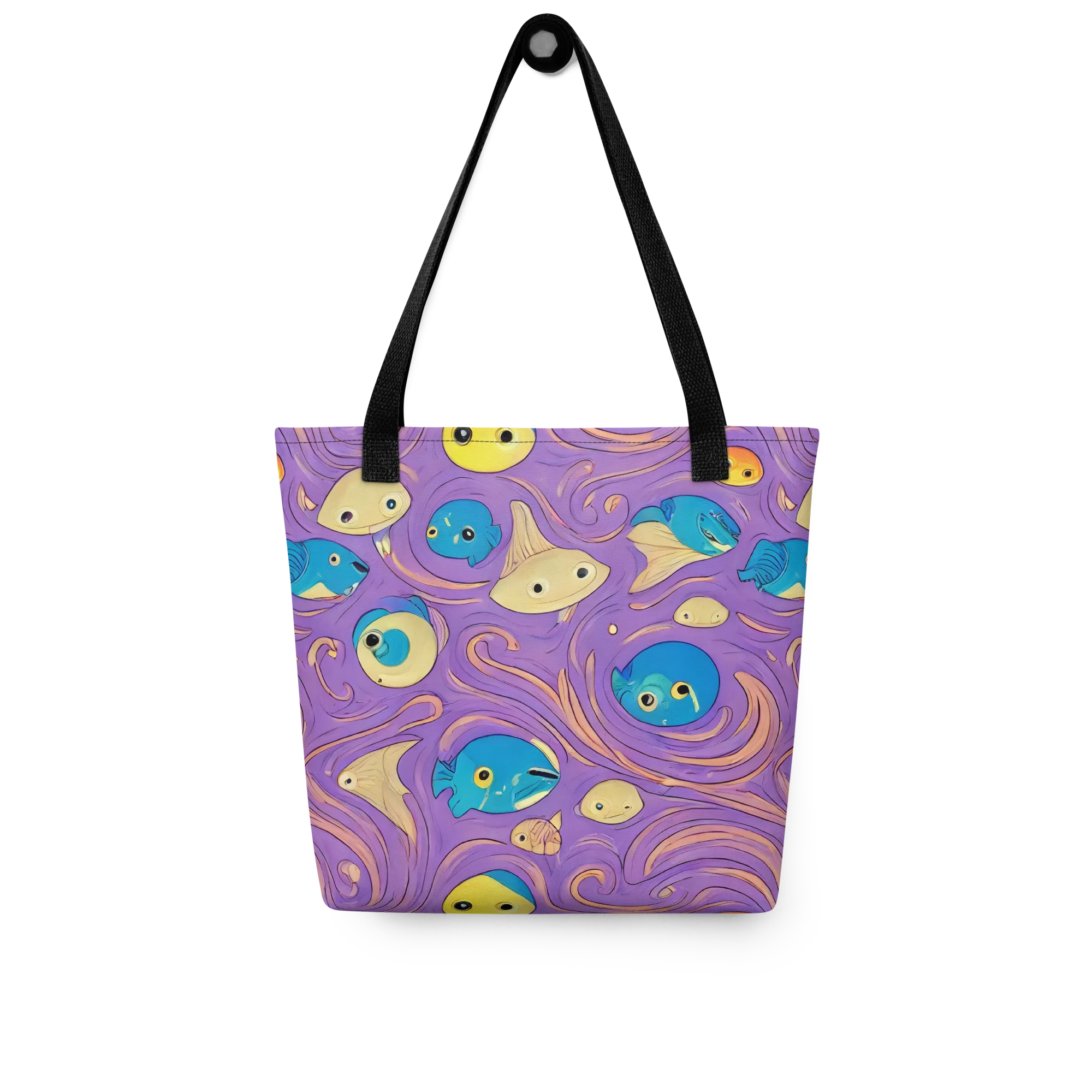 Violet Tide on Tote Bag — Front