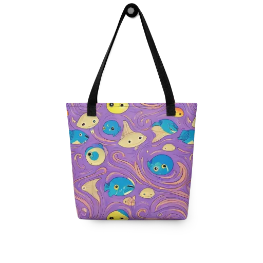 Violet Tide on a Tote Bag