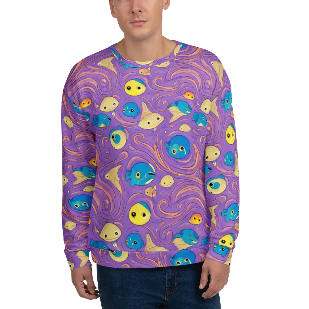 Violet Tide on Sweatshirt — Front