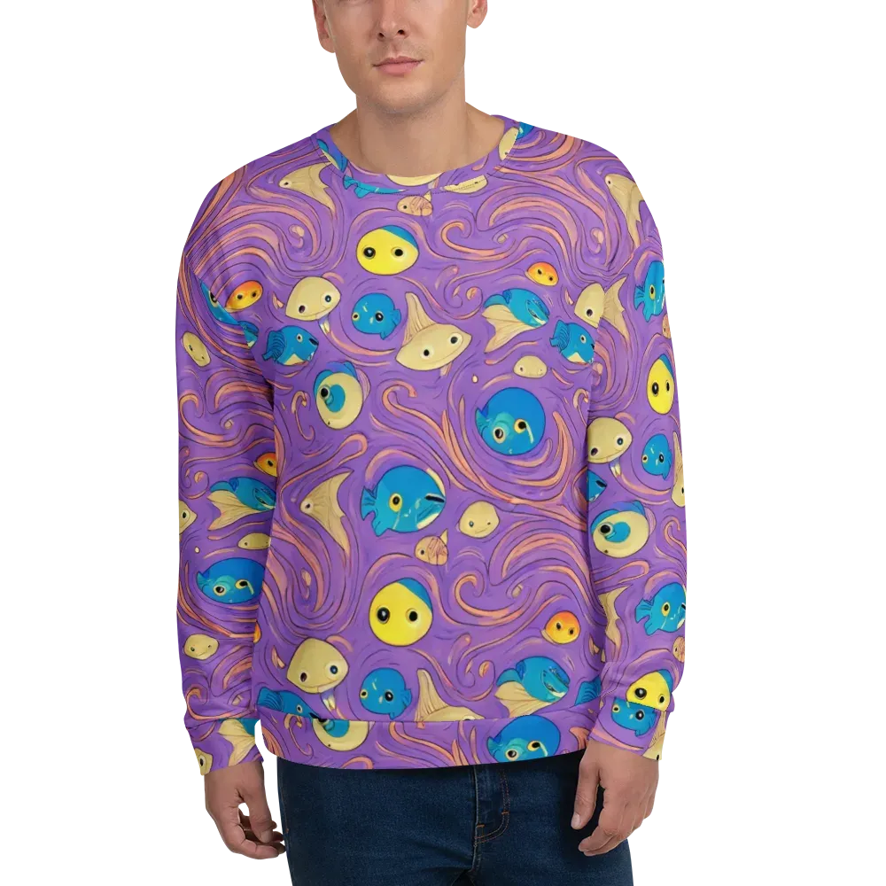 Violet Tide on Sweatshirt — Front