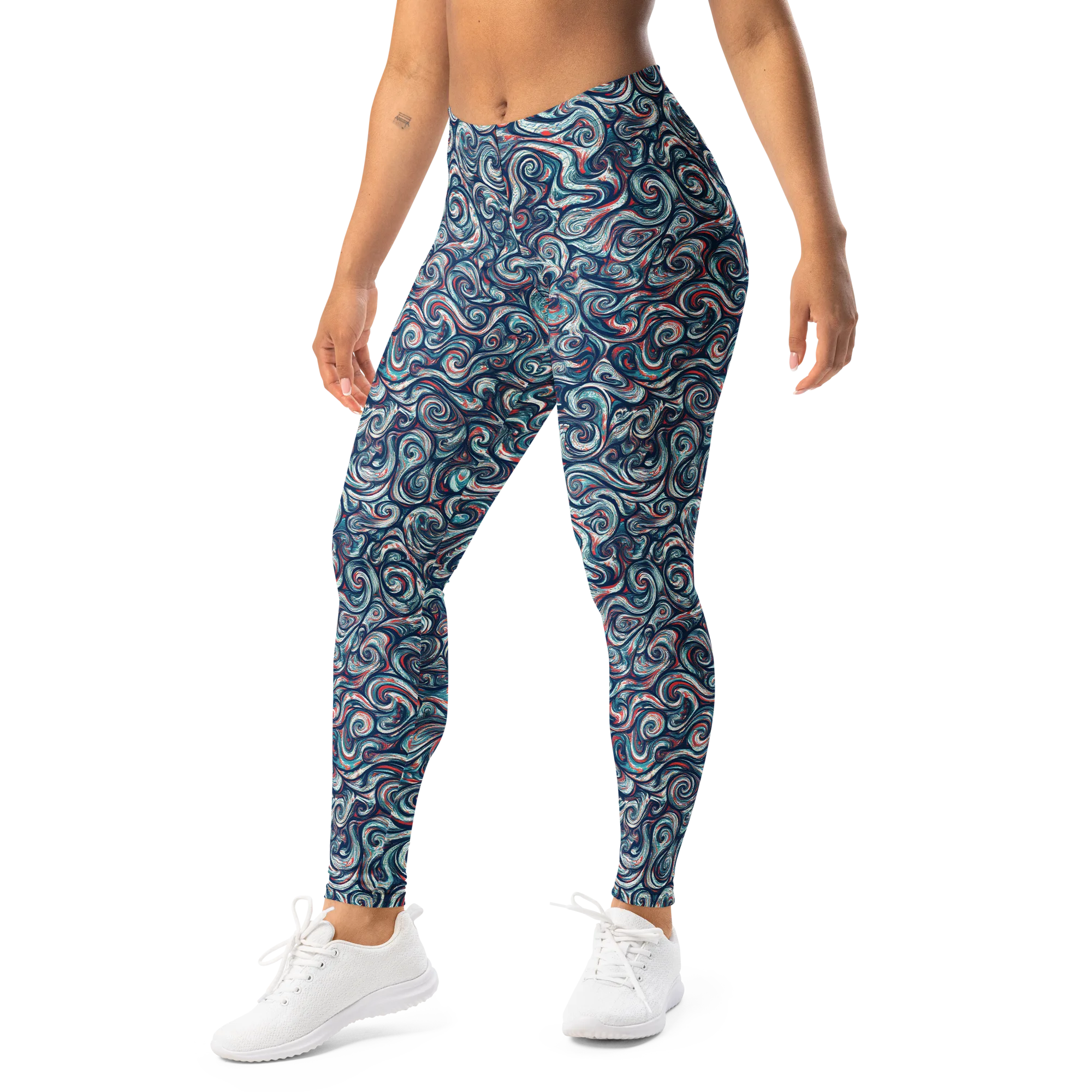 Indigo Vortex on Leggings — Print file