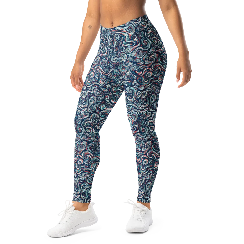 Indigo Vortex on Leggings — Print file