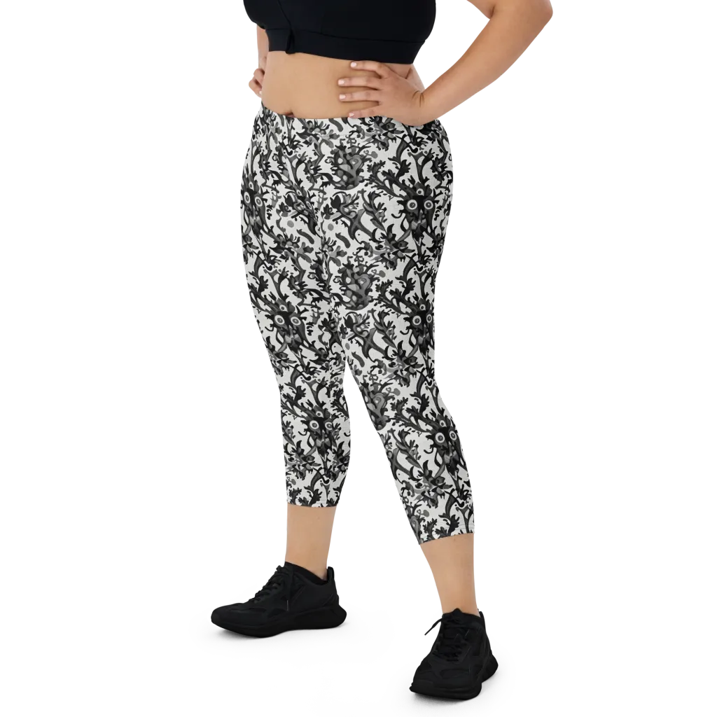 Inkwood Owls on Capri Leggings — Print file