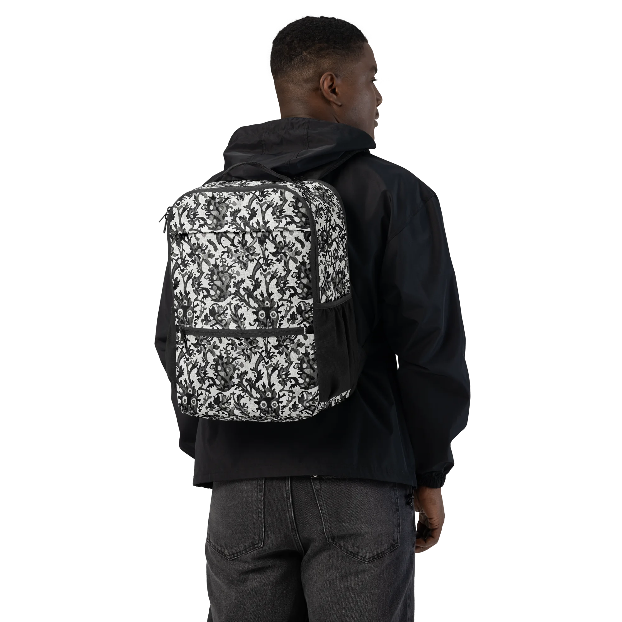 Inkwood Owls on Utility Backpack — Back
