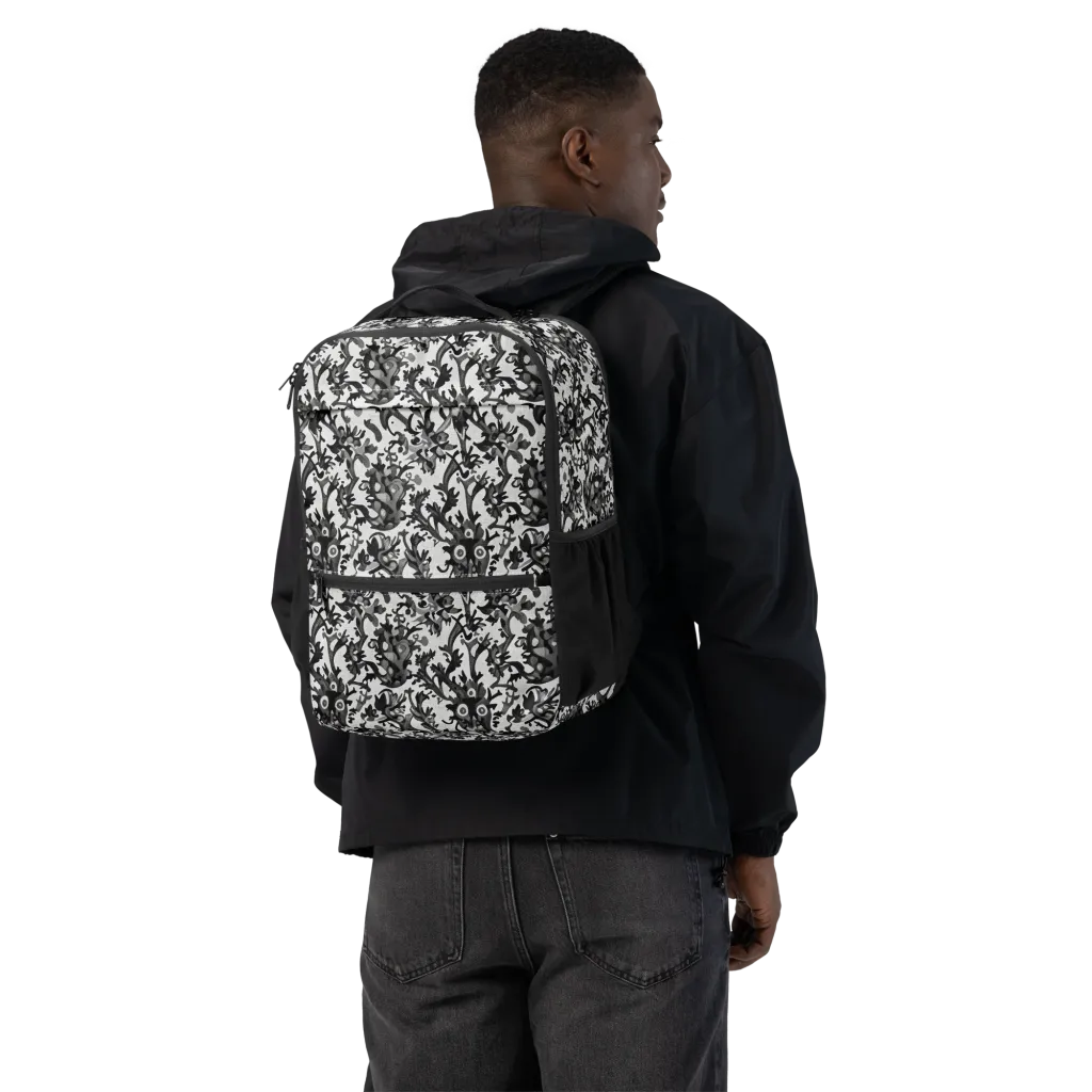 Inkwood Owls on Utility Backpack — Back