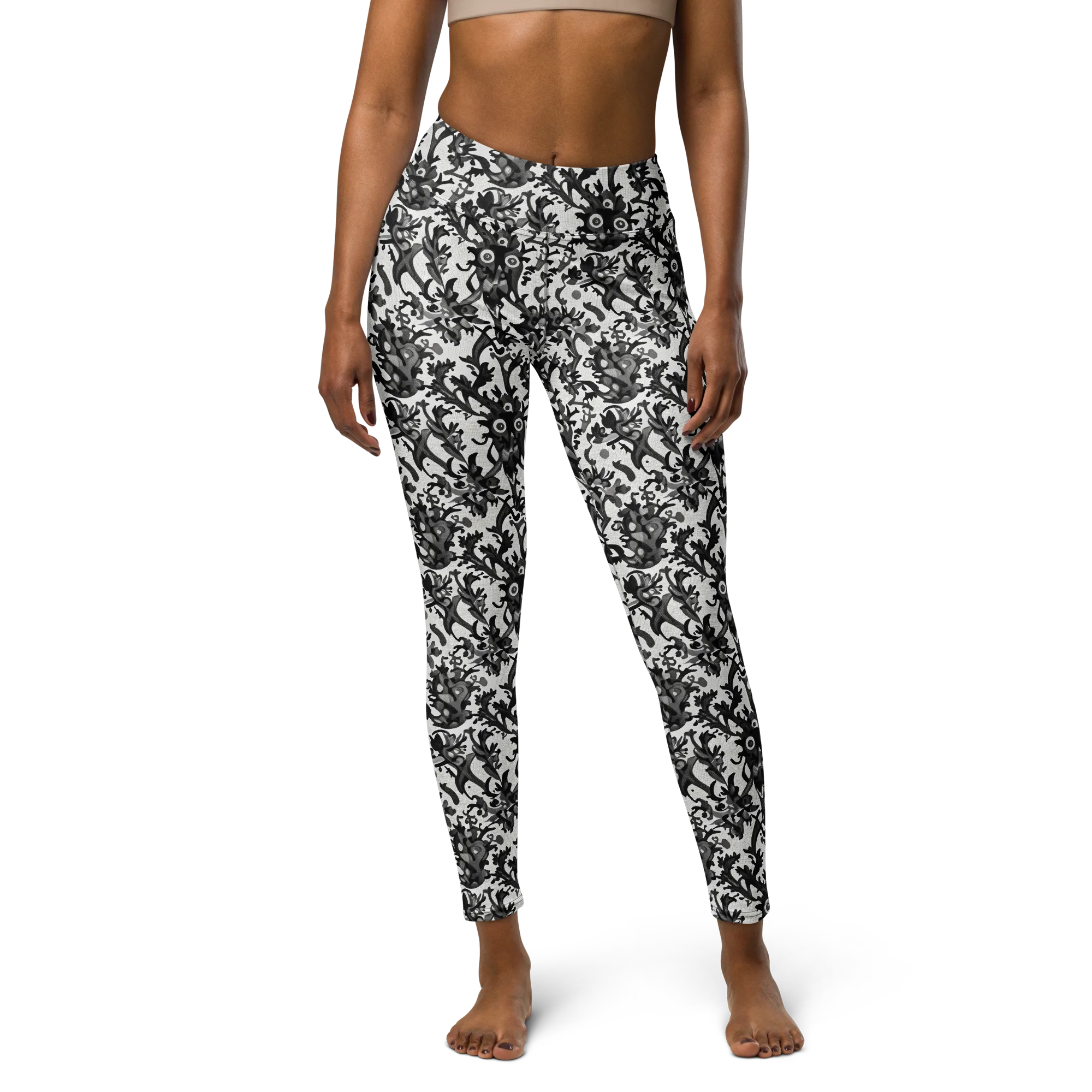 Inkwood Owls on Yoga Leggings — Print file