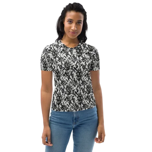 Inkwood Owls on a Women's Crew Neck T-Shirt