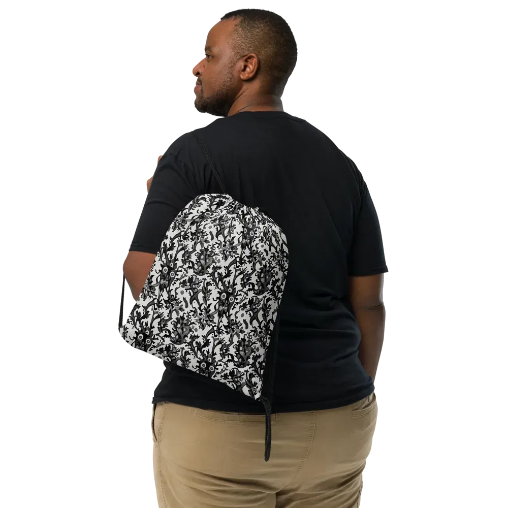 Inkwood Owls on Drawstring Bag — Print file