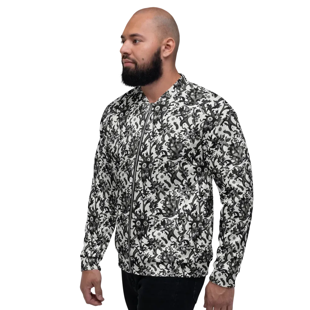 Inkwood Owls on Bomber Jacket — Left