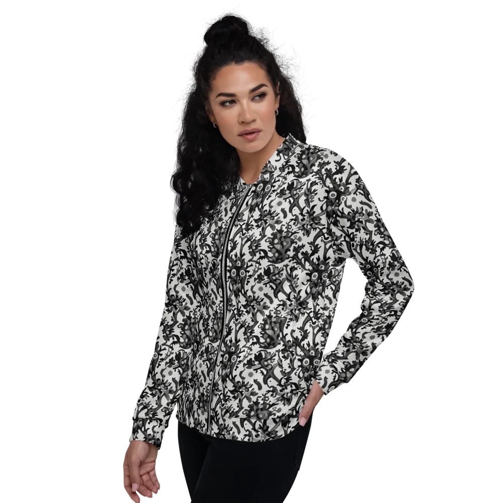 Inkwood Owls on Bomber Jacket — Back print