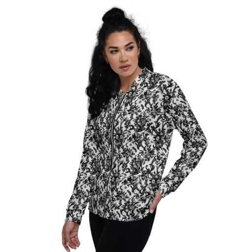 Inkwood Owls on a Bomber Jacket