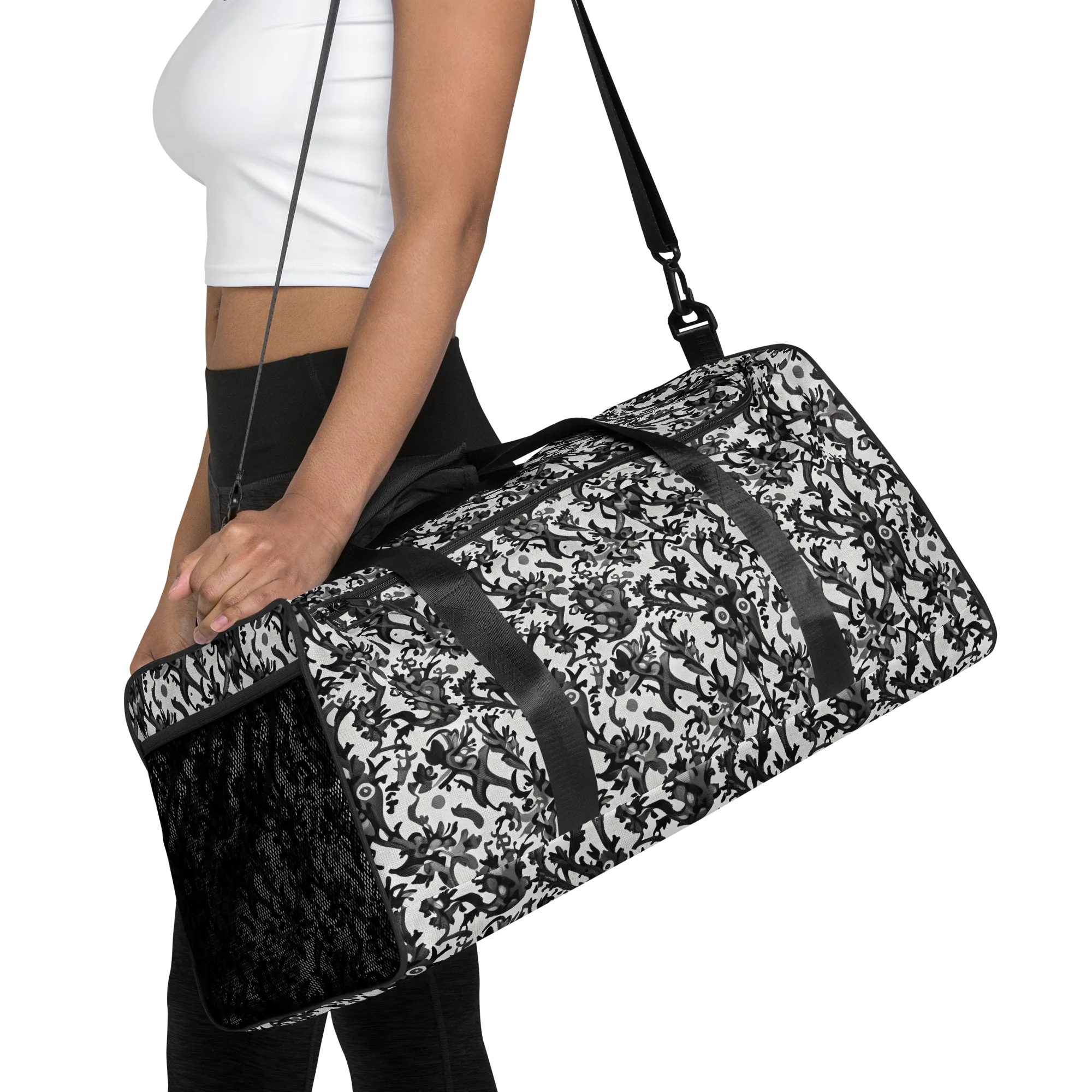 Inkwood Owls on Duffle Bag — Front