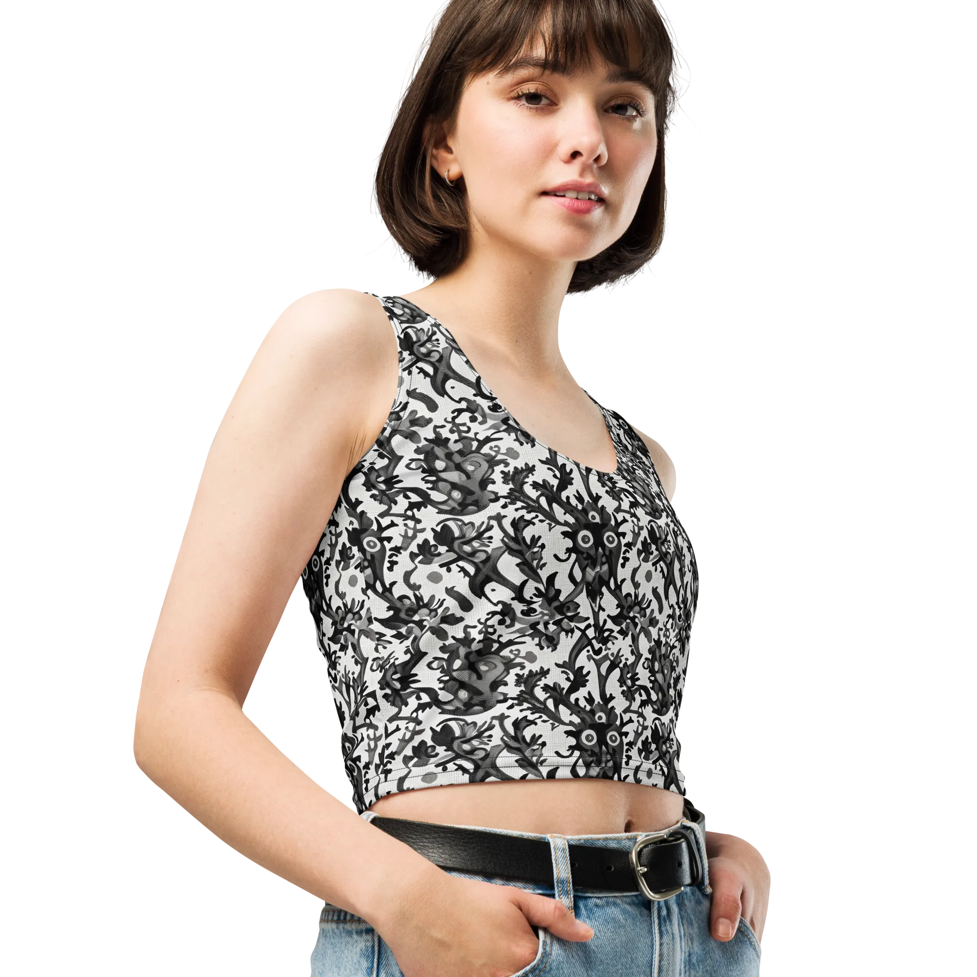 Inkwood Owls on Crop Top — Print file