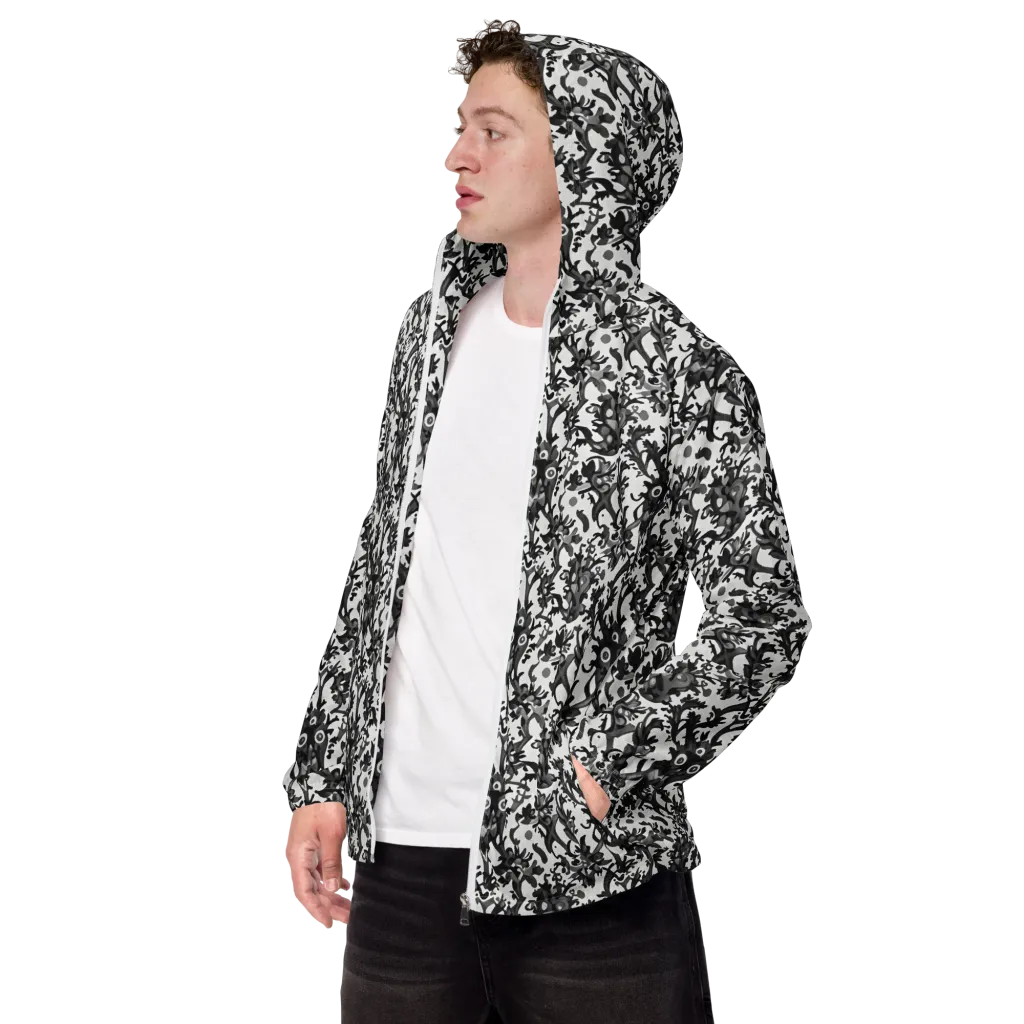 Inkwood Owls on Men's Windbreaker — Left Front