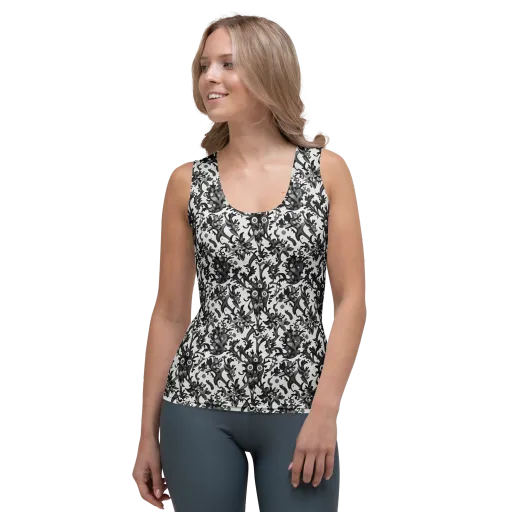 Inkwood Owls on a Women's Tank Top