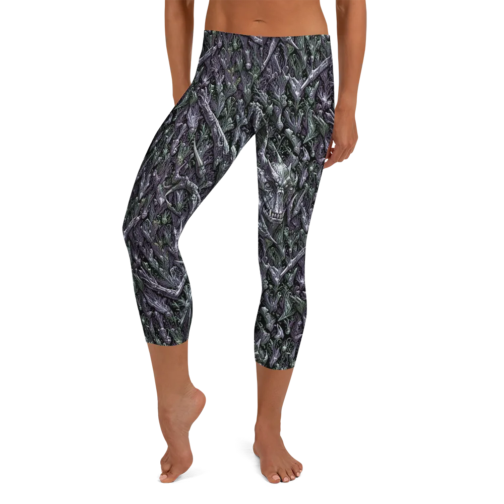 Thornbone Grove on Capri Leggings — Front