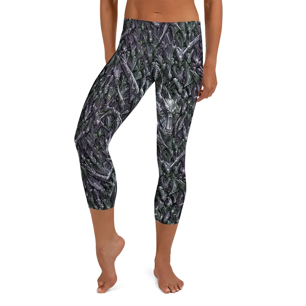 Thornbone Grove on Capri Leggings — Front