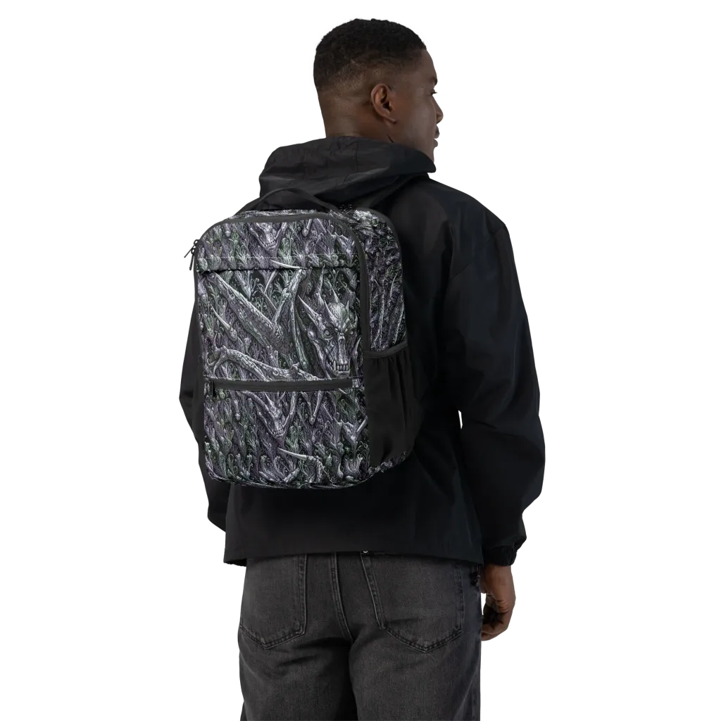 Thornbone Grove on Utility Backpack — Back