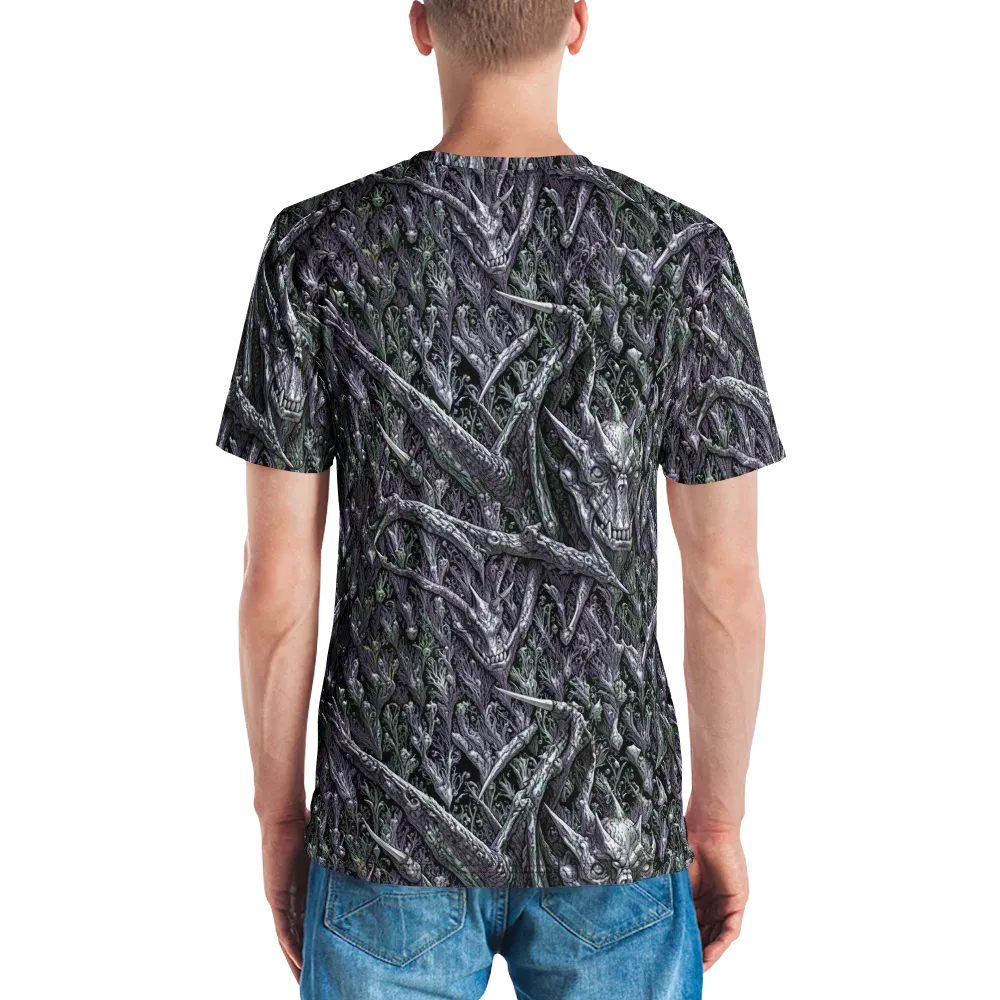 Thornbone Grove on Men's Crew Neck T-Shirt — Back