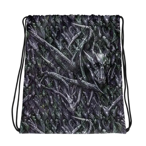 Thornbone Grove on a Drawstring Bag