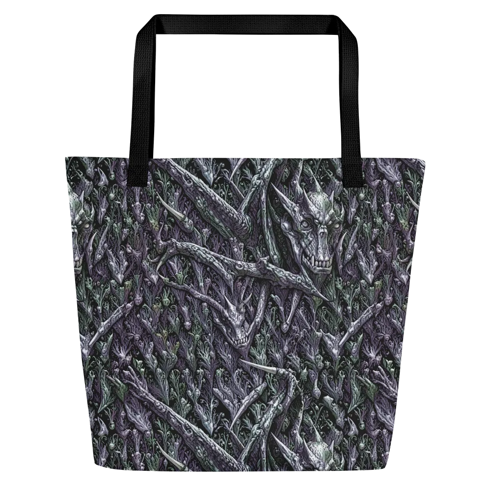 Thornbone Grove on Large Tote Bag W/ Pocket — Front