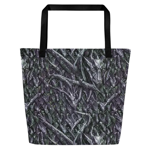 Thornbone Grove on a Large Tote Bag W/ Pocket